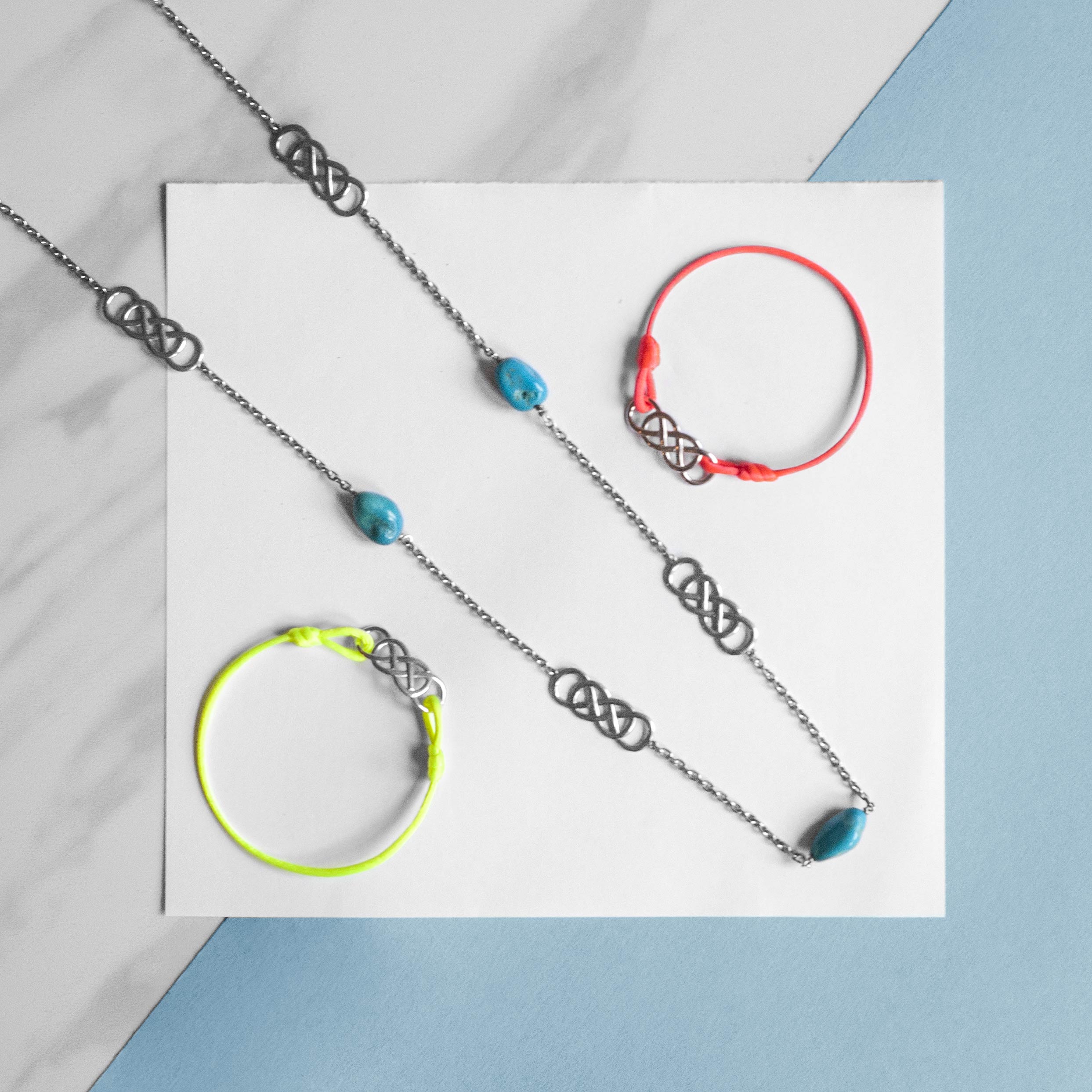 Necklace Bracelets INFINITY by Victoria
