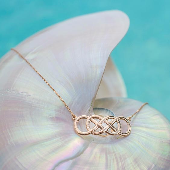 Necklace Gold - INFINITY by Victoria